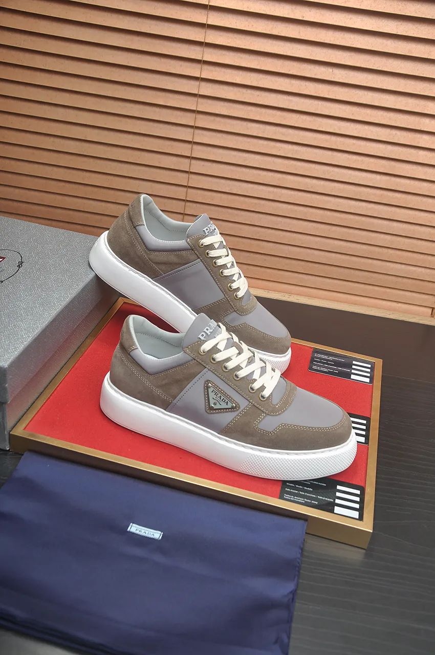 Men's shoes 💰580💶【PRADA】Top original, new season, high quality original goods, top imported calfskin with original imported glue, imported cowhide inside with original cowhide feet, original outsole! Quality guaranteed! Code 38-45 (45 customized)
